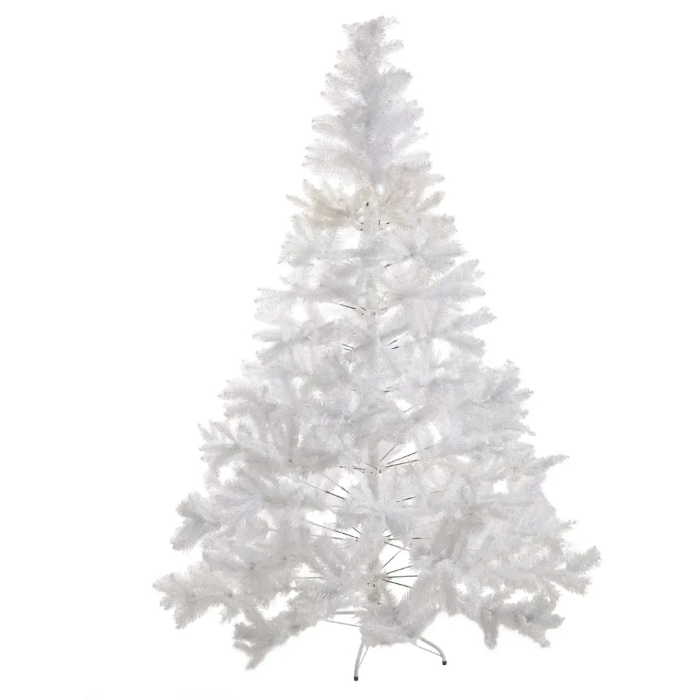 Feeric Blooming White Artificial Christmas Tree (7.87 ft.)