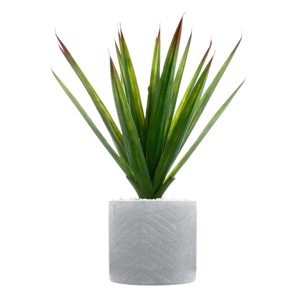 Atmosphera Artificial Aloe Vera Plant W/Ceramic Pot (47 cm)
