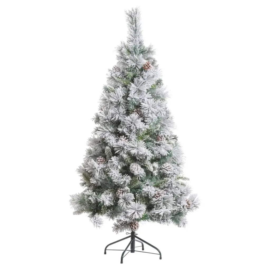 Feeric Minnesota Artificial Flocked Festive Tree