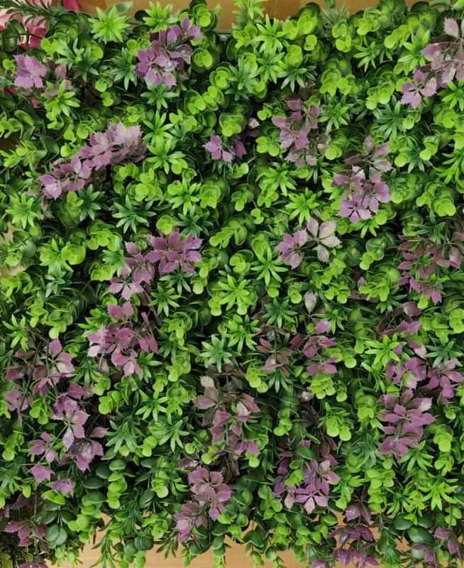 ARTIFICIAL FAUX HEDGES PANELS - ARTIFICIAL WALL PLANTS - GREEN