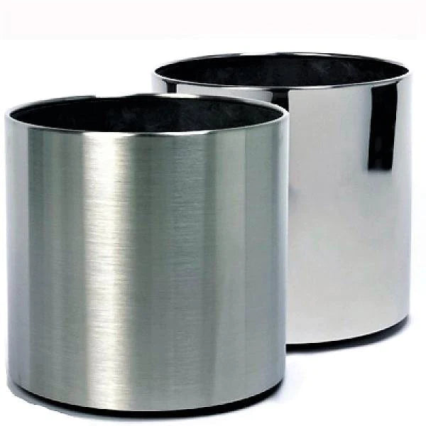 Stainless Steel Mirror Finish, Classic Cylinder Pot
