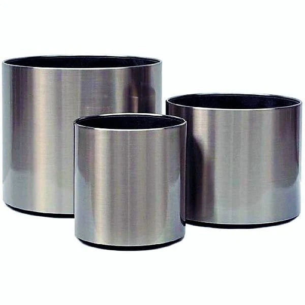 Stainless Steel Mirror Finish, Classic Cylinder Pot