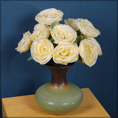 2 Bunches 7-heads Artificial Silk Roses