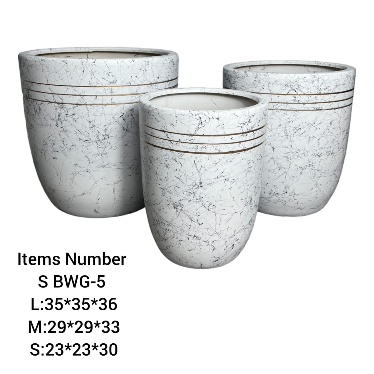 Ceramic Pots Combo Set BWG-5