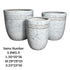 Ceramic Pots Combo Set BWG-5