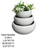 Ceramic Pots Combo Set GR-3