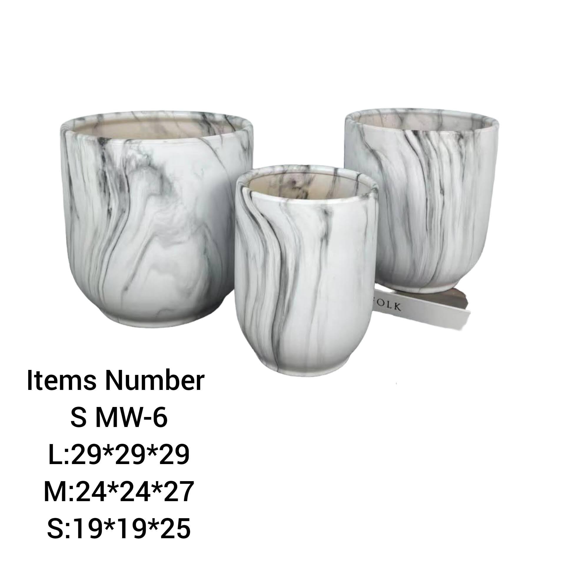 Ceramic Pots Combo Set MW-6