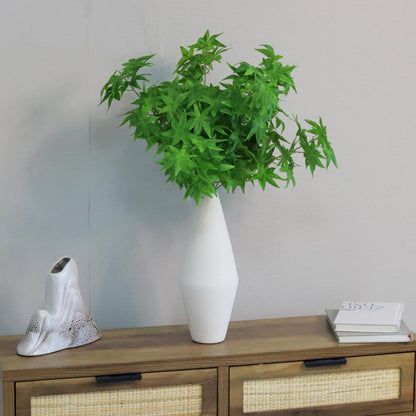 Green Artificial Maple Leaf Branches-tc-08054