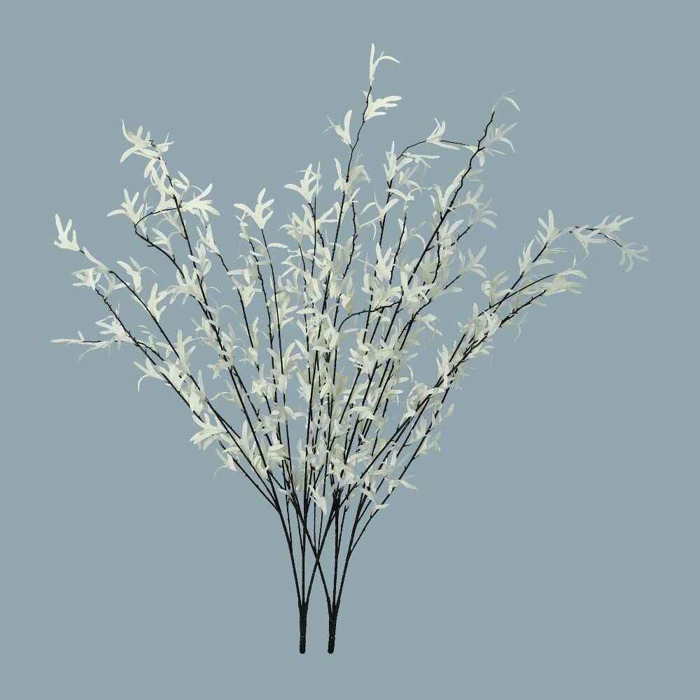Artificial White Twigs leaves-CXT0189