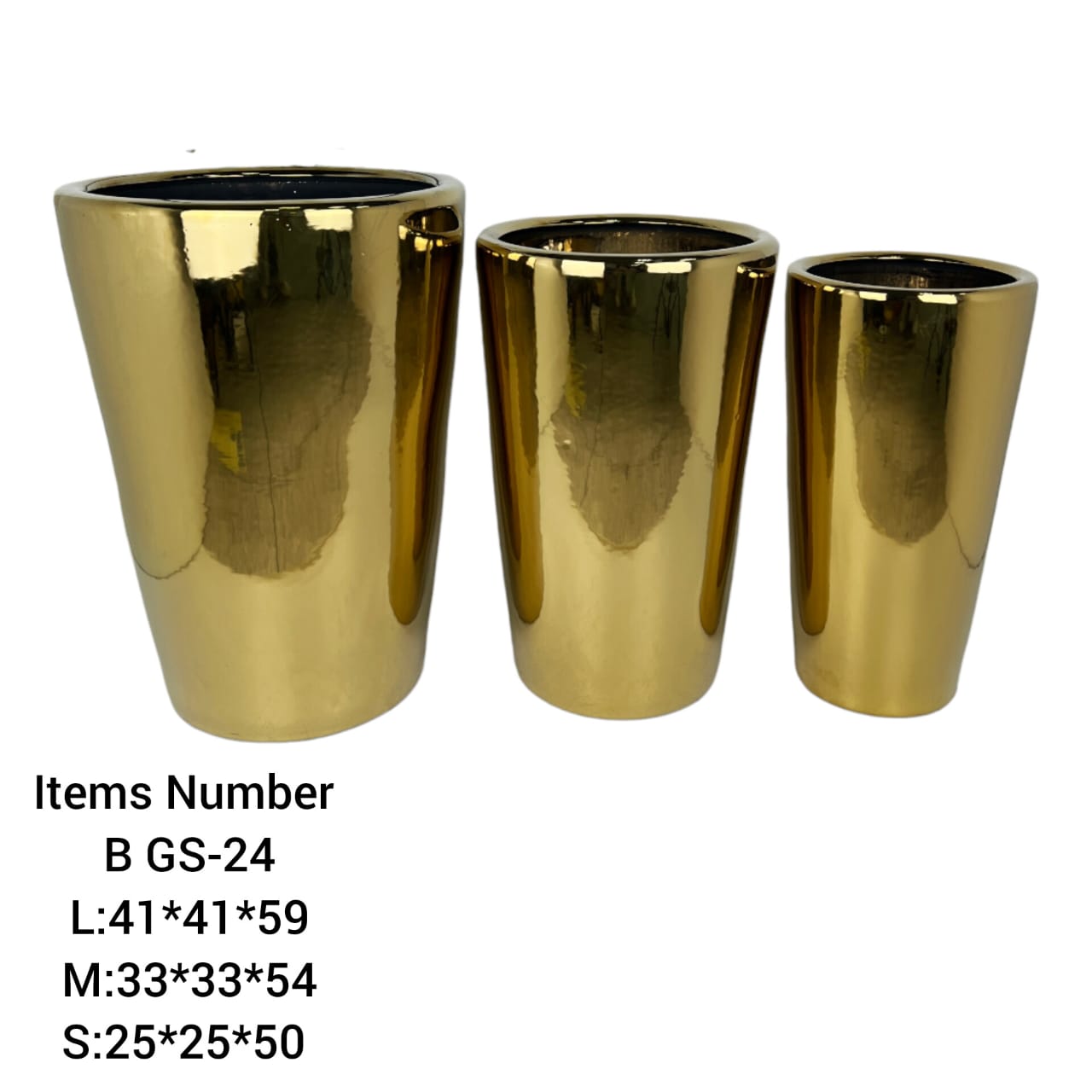 Golden Ceramic Pots Combo Set GS-24