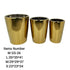 Golden Ceramic Pots Combo Set GS-26