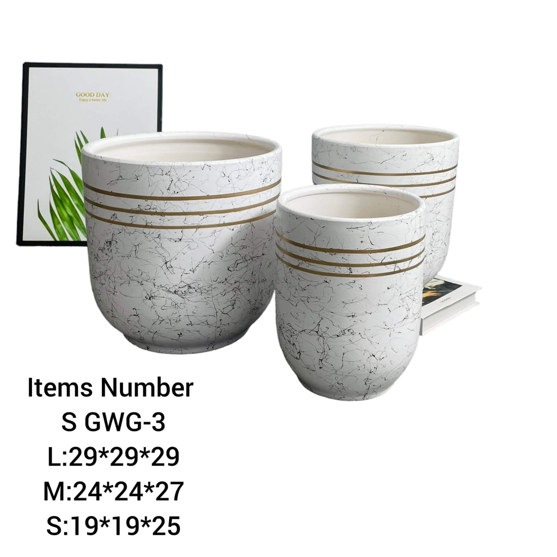 Ceramic Pots Combo Set GWG-3