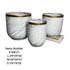 Ceramic Pots Combo Set GM-21