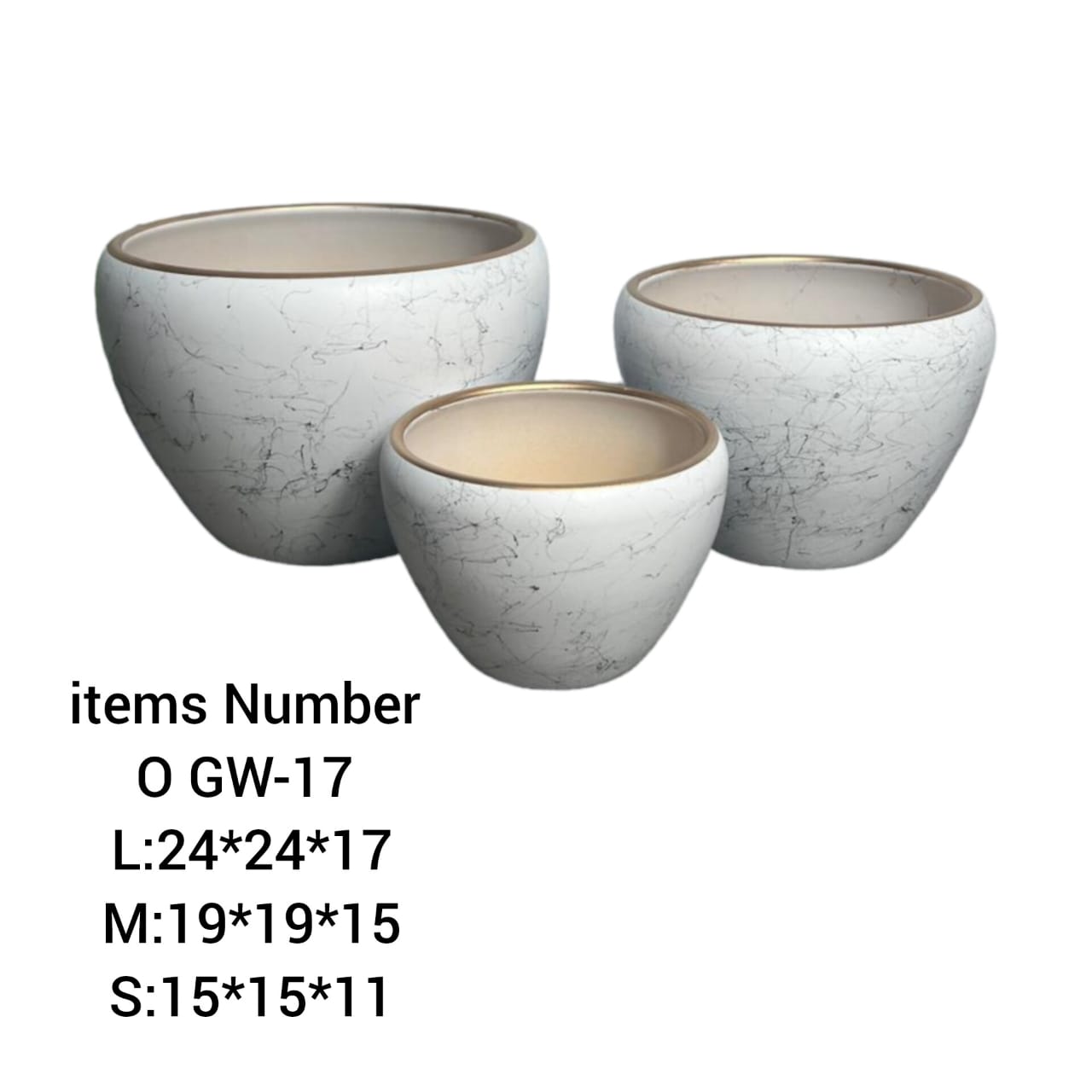 Ceramic Pots Combo Set GW-17