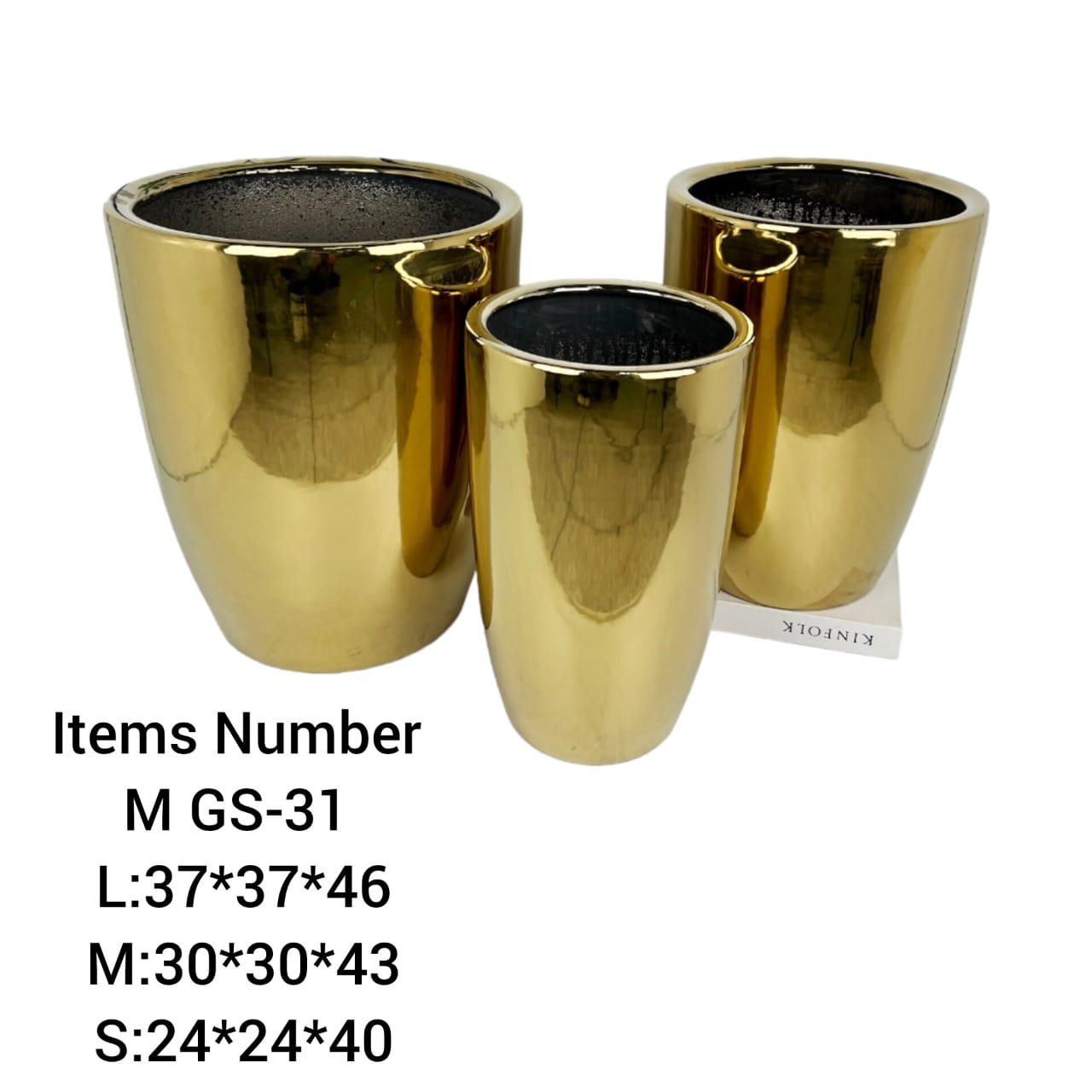 Golden Ceramic Pots Combo Set GS-31