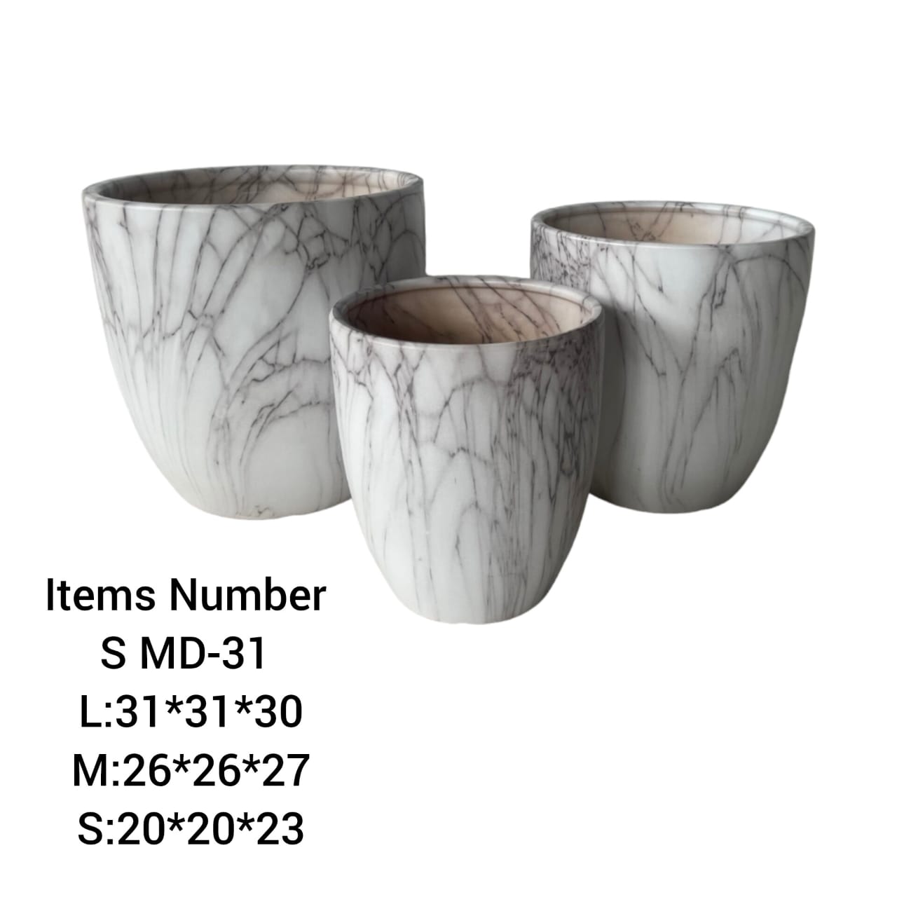 Golden Ceramic Pots Combo Set MD-31