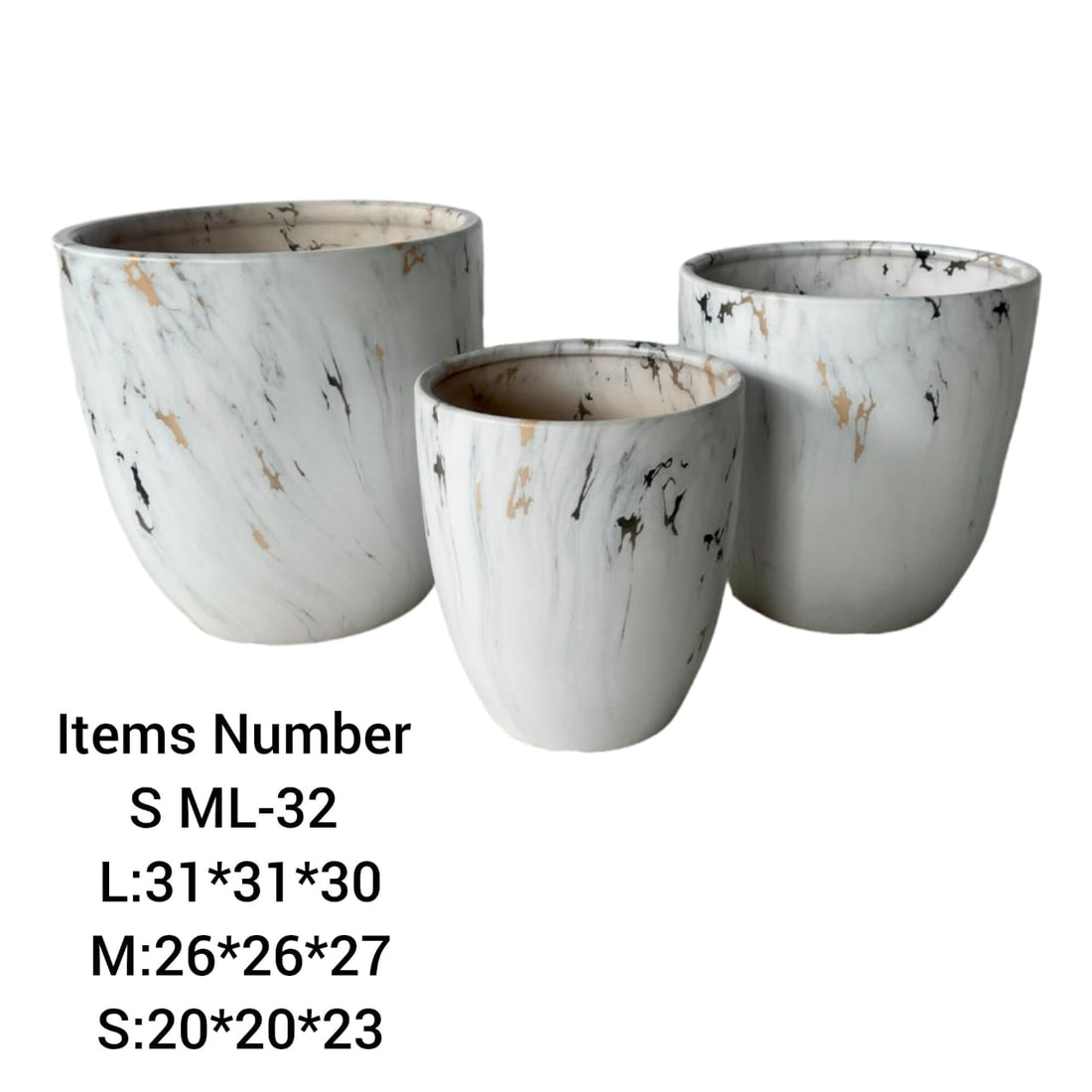 Ceramic Pots Combo Set ML-32