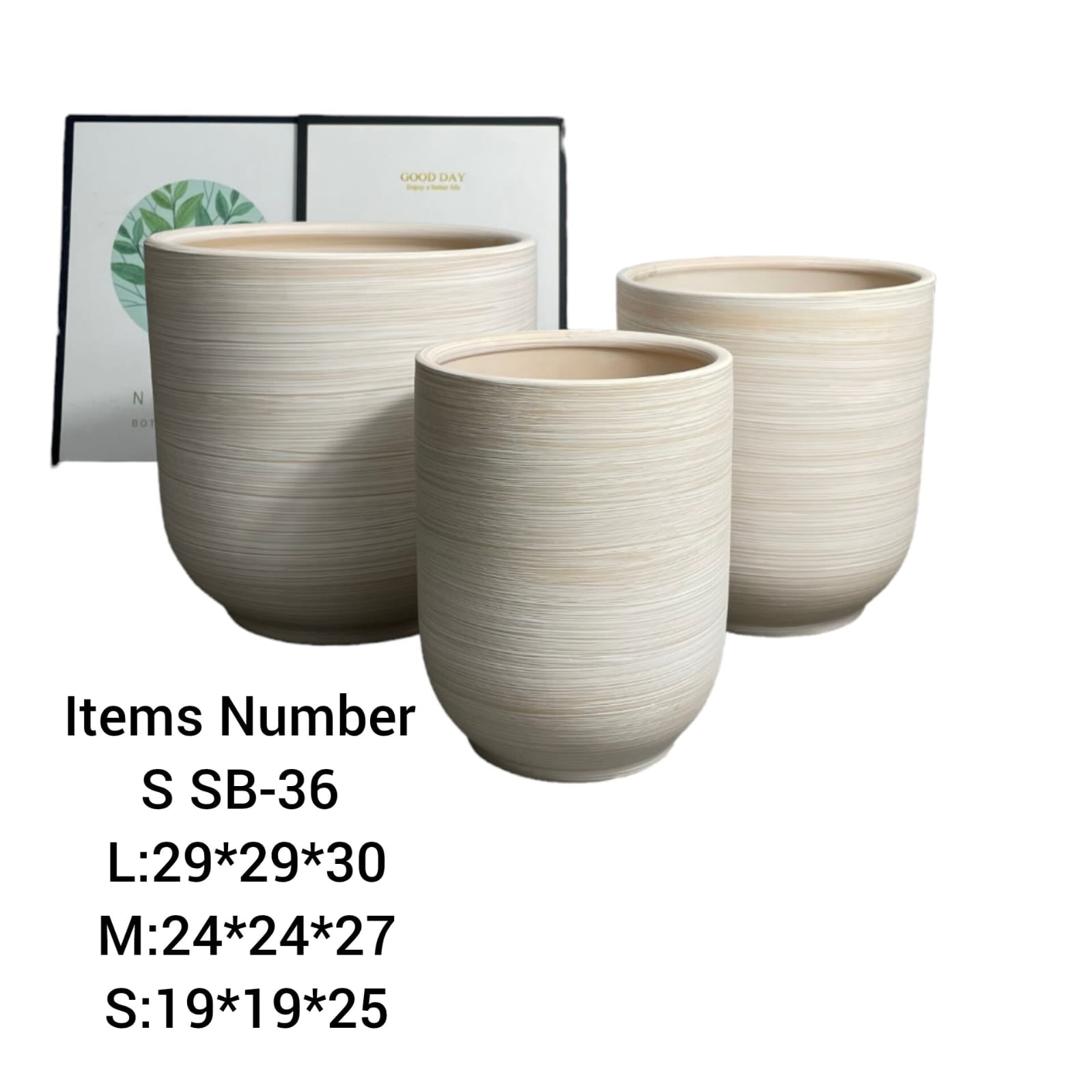 Ceramic Pots Combo Set SB-36