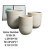 Ceramic Pots Combo Set SB-36