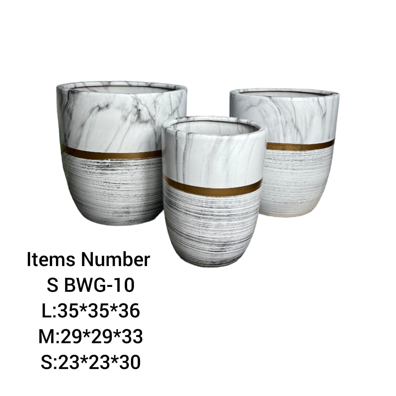 Ceramic Pots Combo Set BWG-10