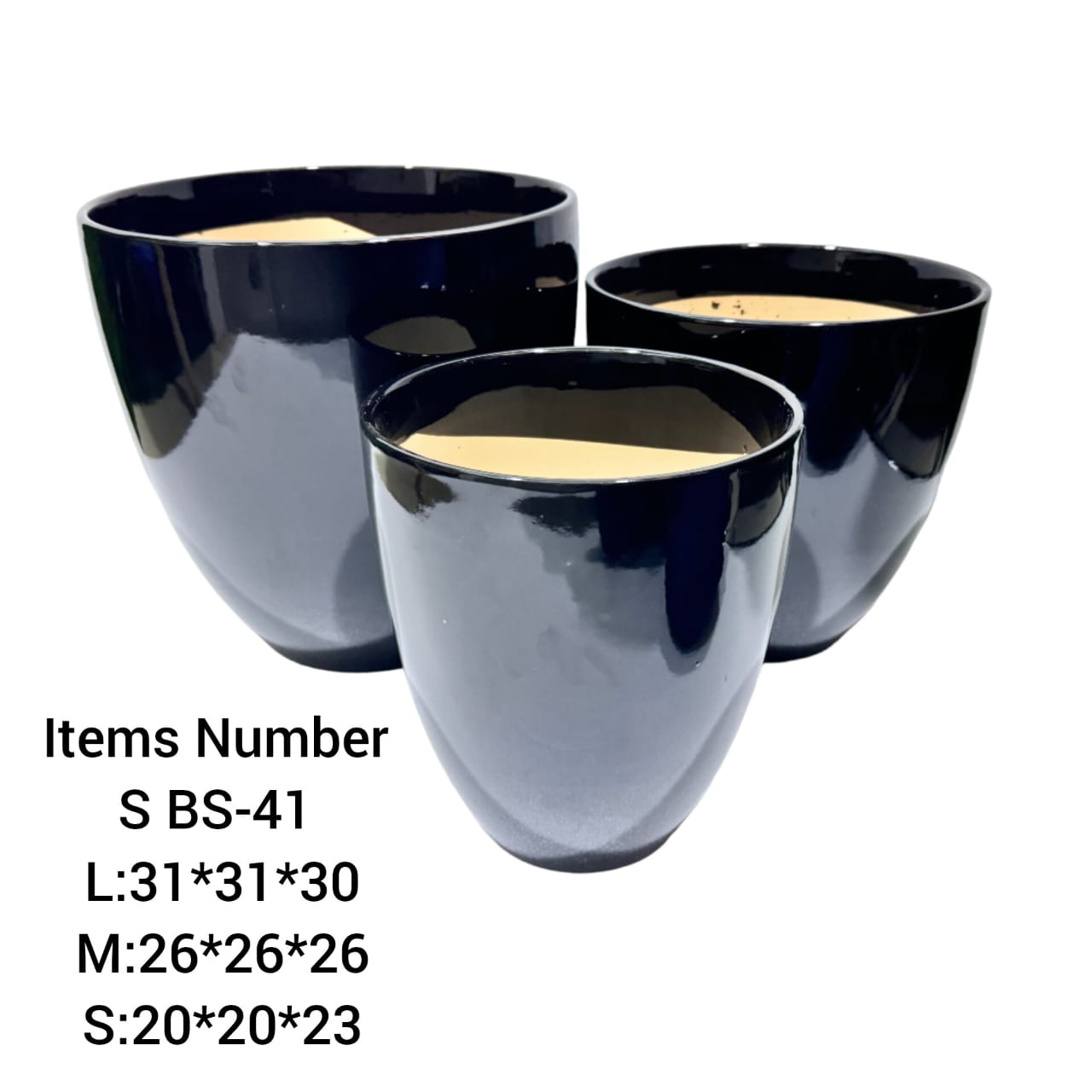 Ceramic Pots Combo Set BS-41