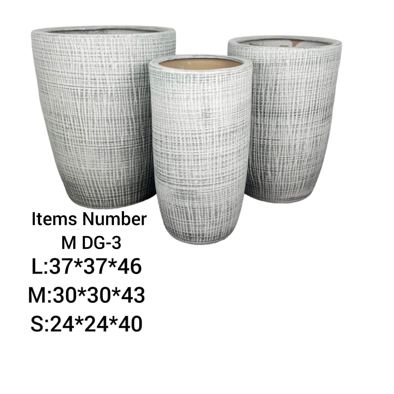 Ceramic Pots Combo Set DG-3