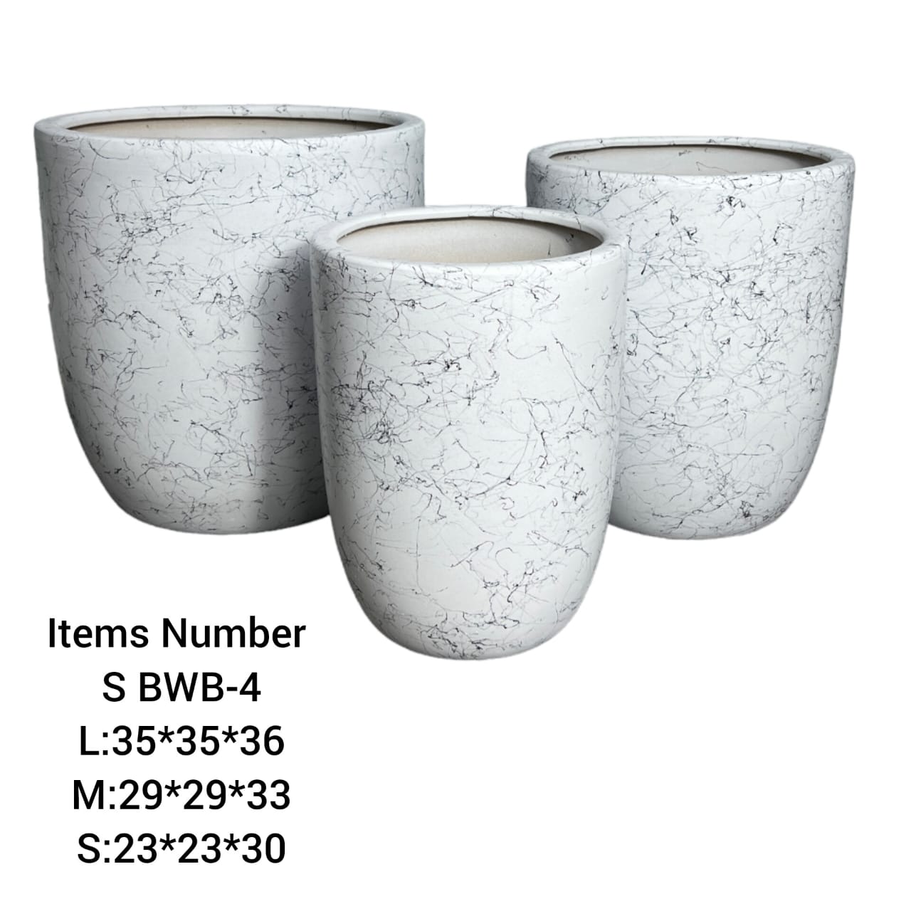 Ceramic Pots Combo Set BWB-4