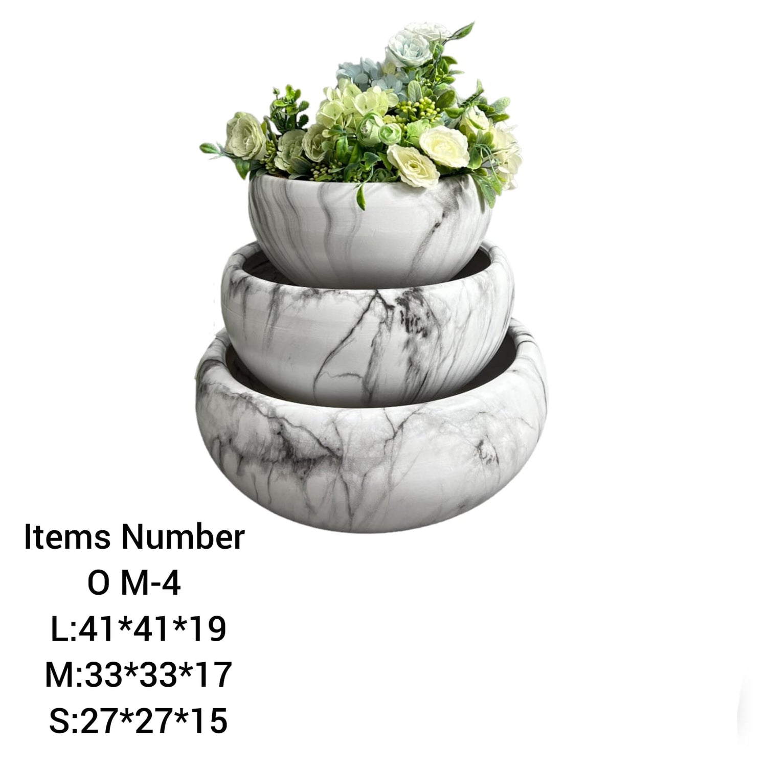 Ceramic Pots Combo Set M-4