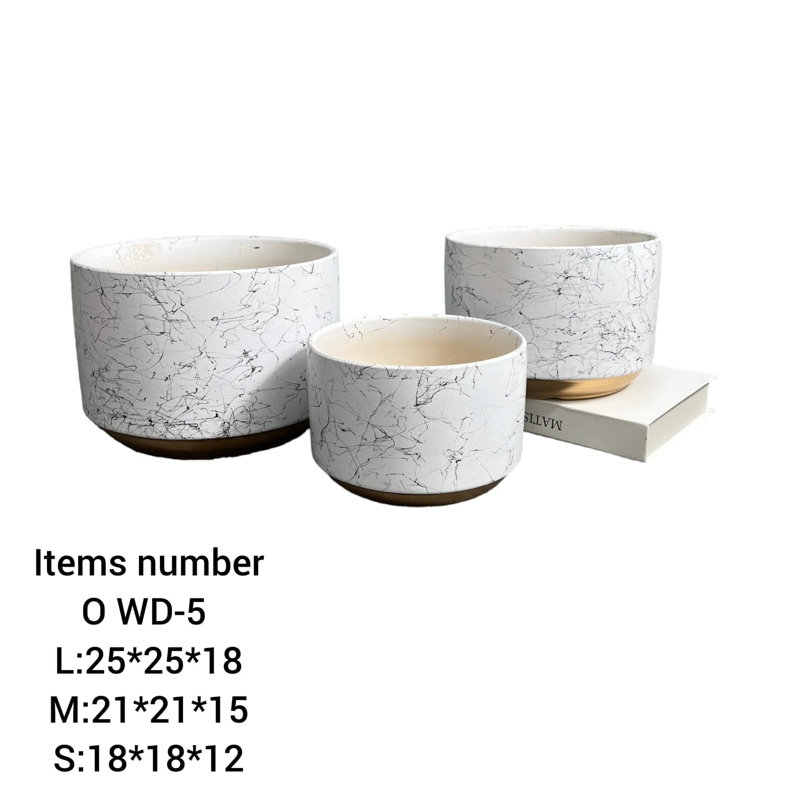 Ceramic Pots Combo Set WD-5