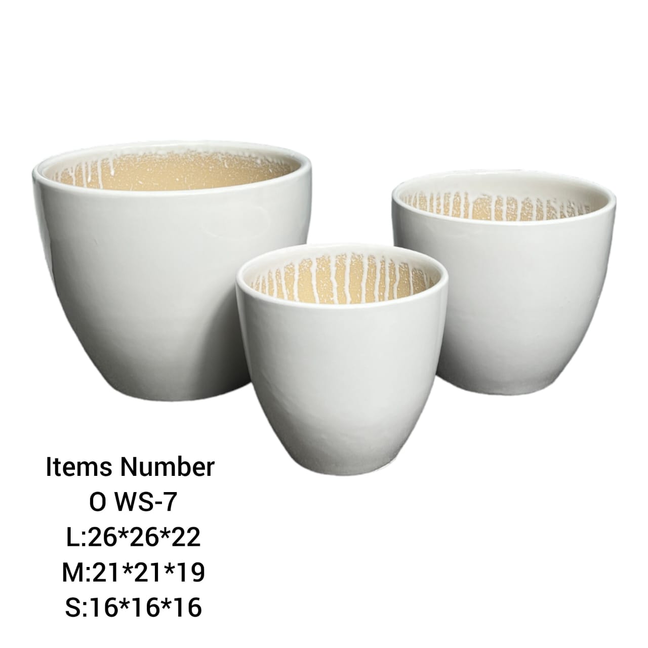 Ceramic Pots Combo Set WS-7