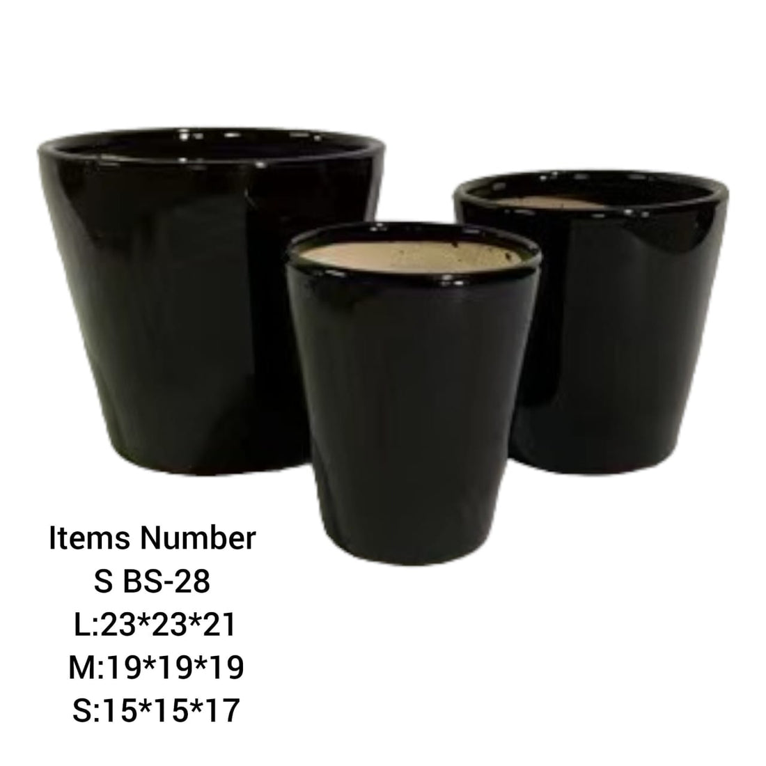 Ceramic Pots Combo Set BS-28