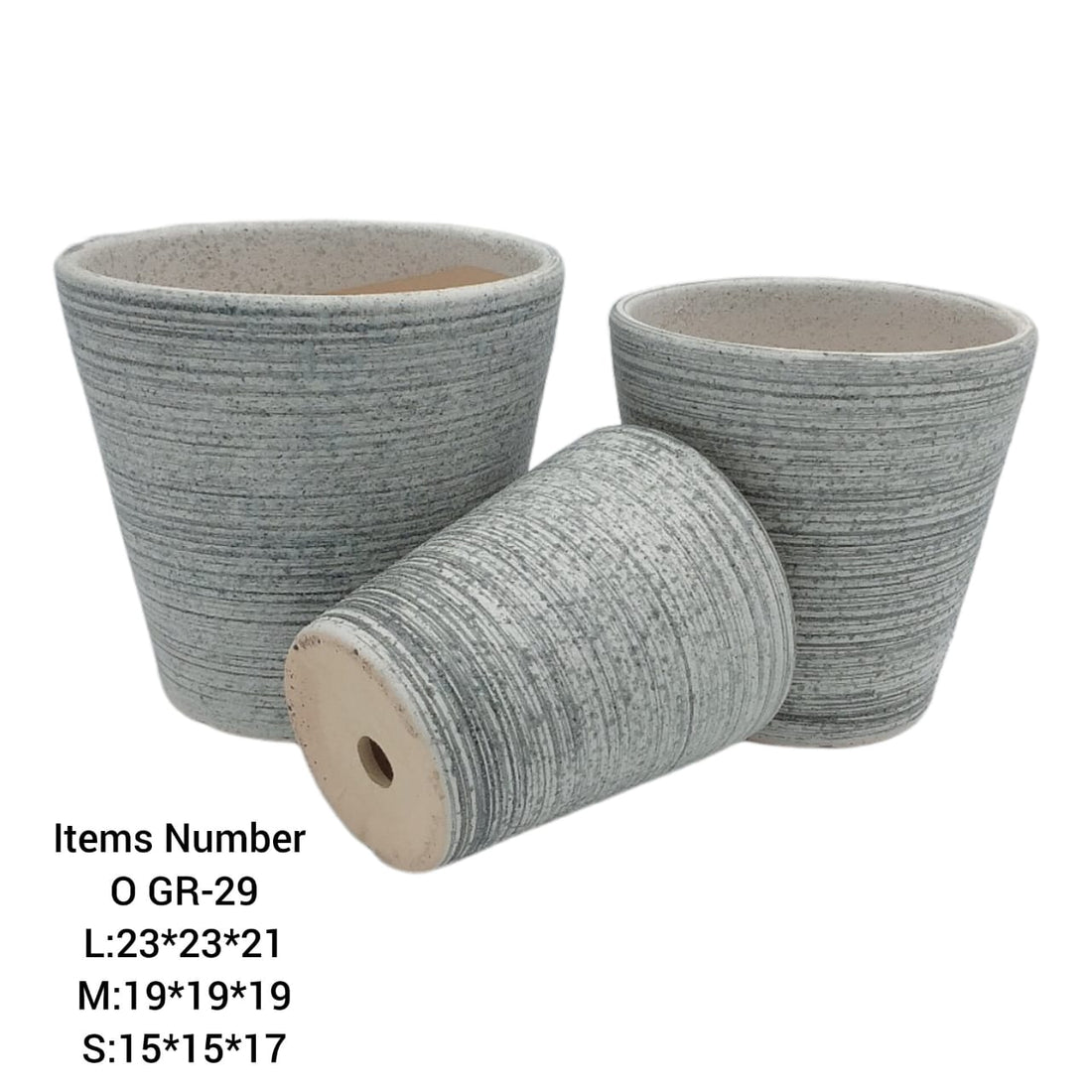 Ceramic Pots Combo Set GR-29