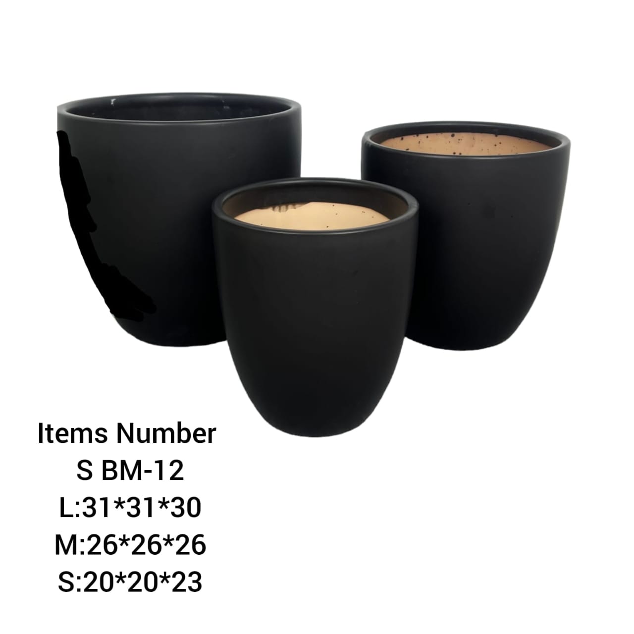 Ceramic Pots Combo Set BM-12