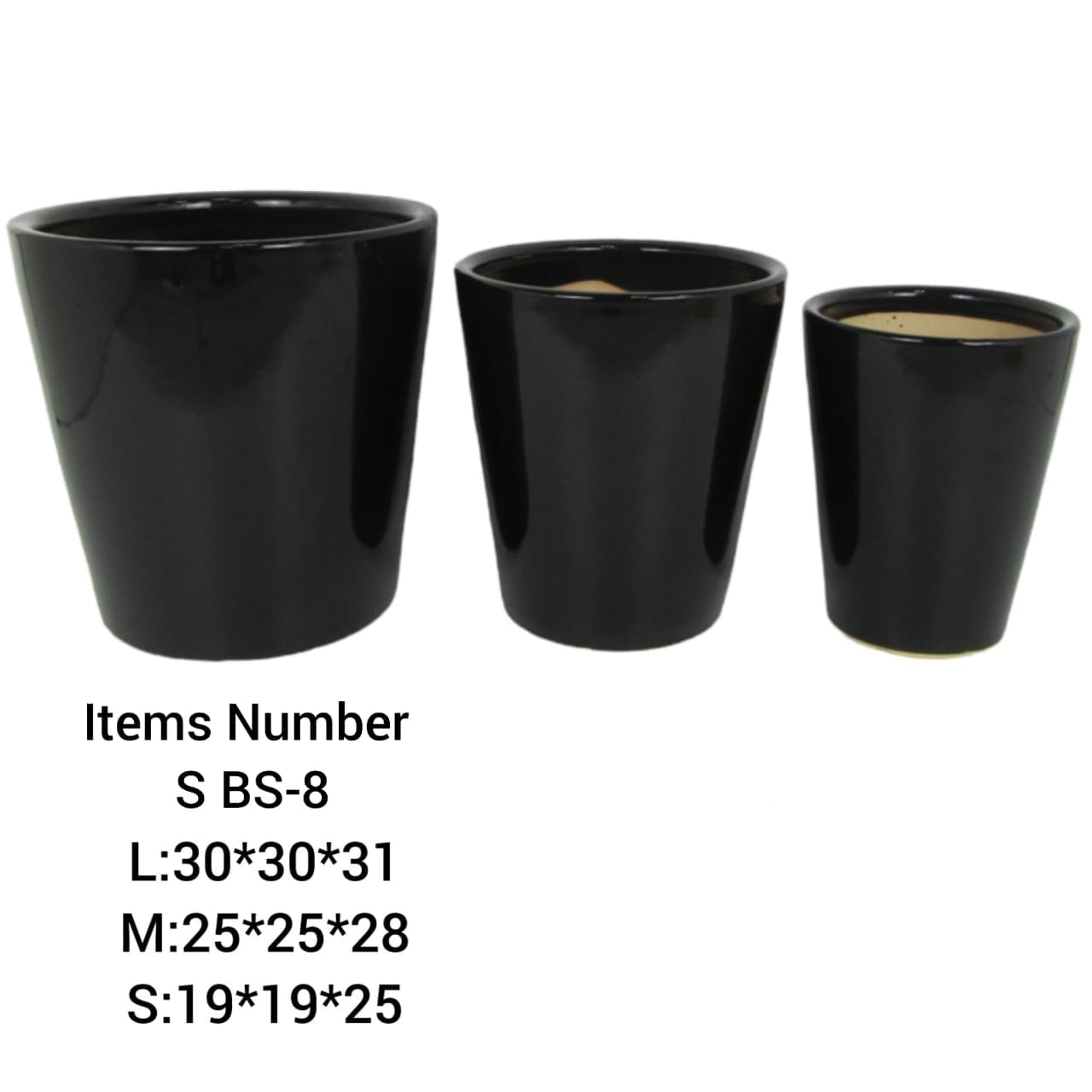 Ceramic Pots Combo Set BS-8