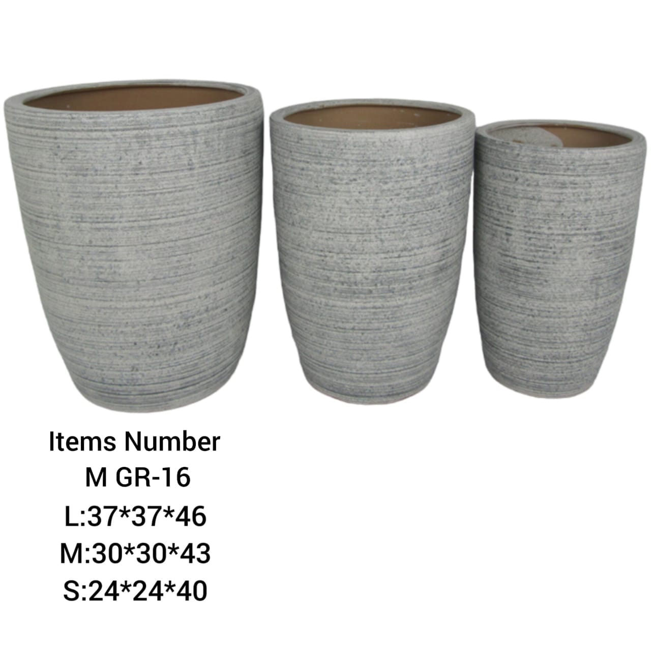 Ceramic Pots Combo Set GR-16