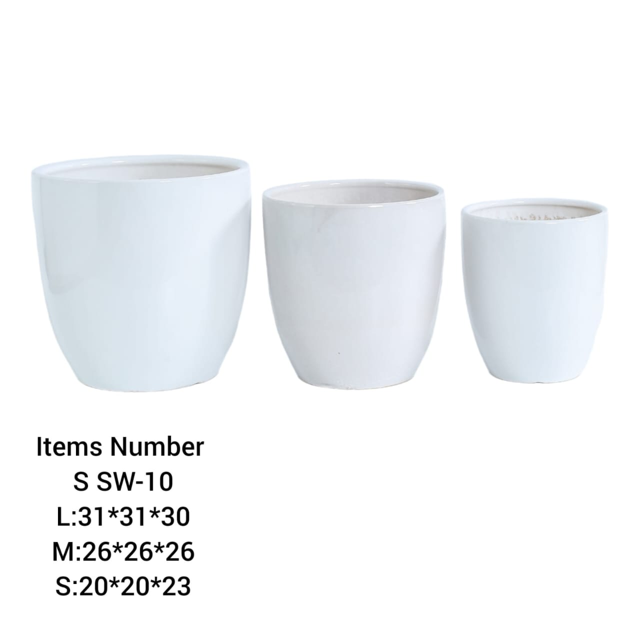 Ceramic Pots Combo Set SW-10