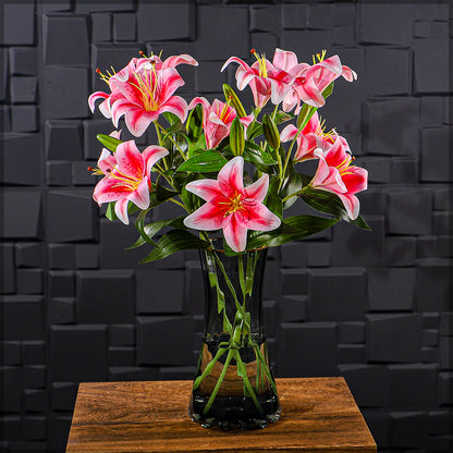2pcs Nearly Natural Lily Flowers Small