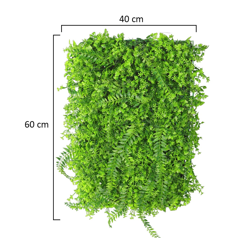 Artificial Mix Leaves Grass Wall Panel