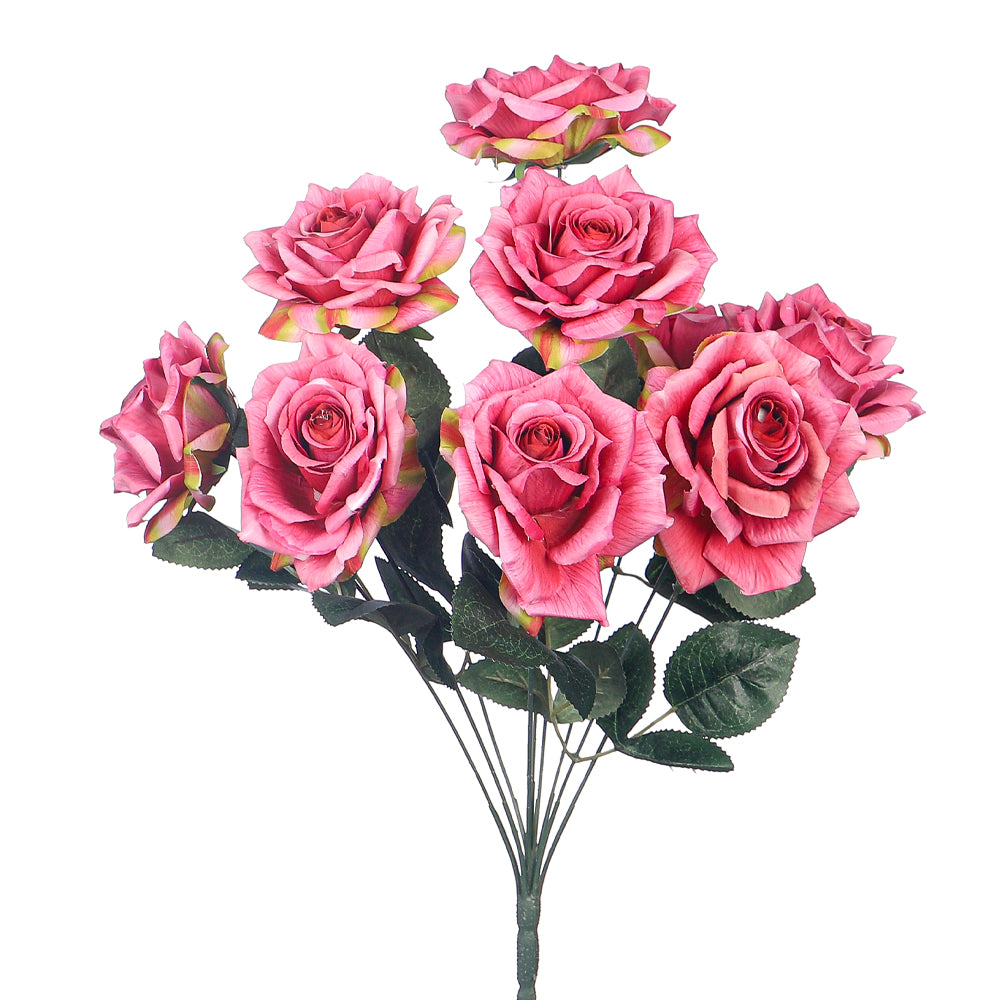 Artificial Silk Rose Flower Bunch