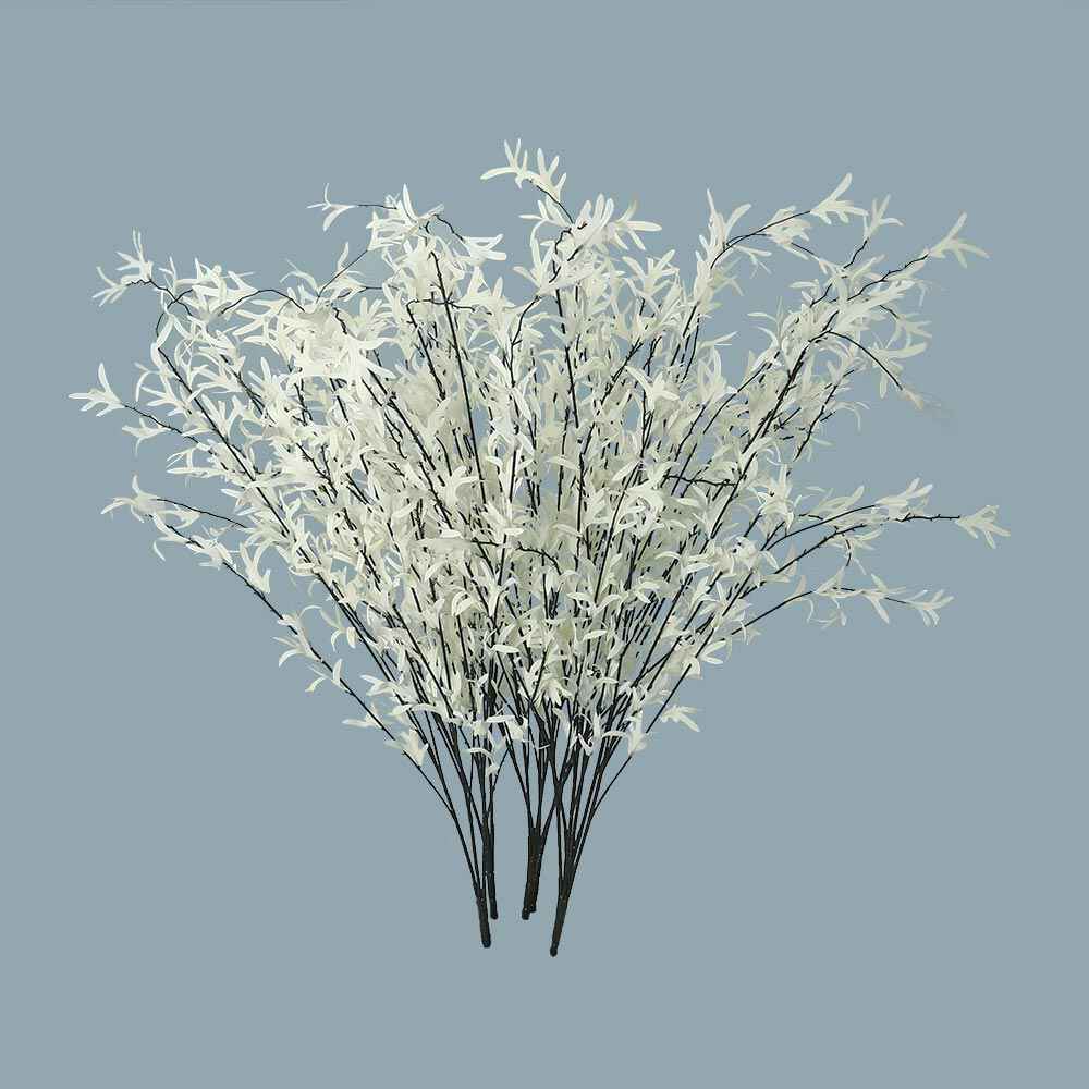 Artificial White Twigs leaves-CXT0189
